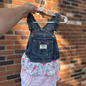 OshKosh B'gosh Denim Floral Ruffle Skirtall